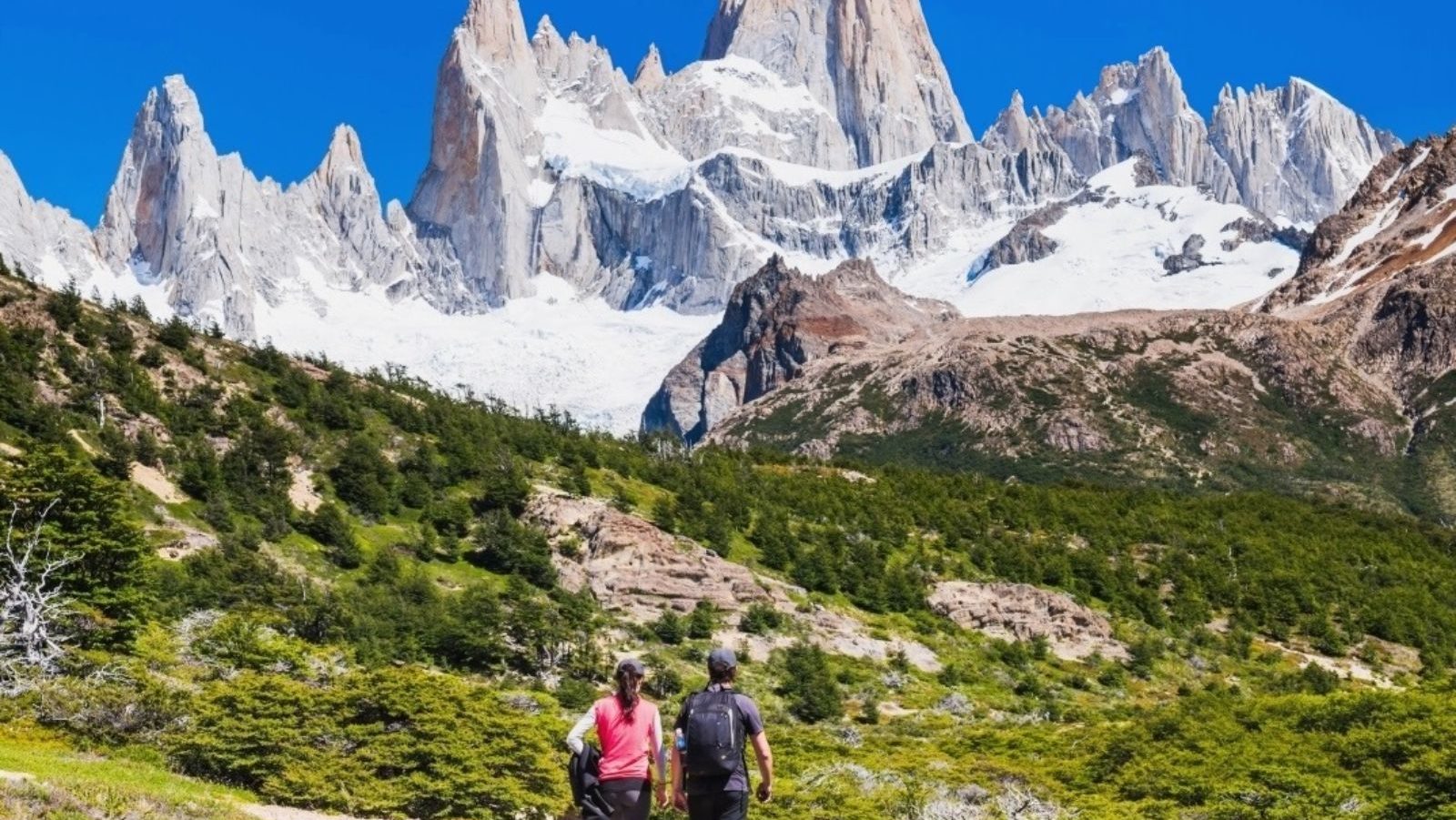 Rondreis Argentinië, El Chalten, Hike met koppel
