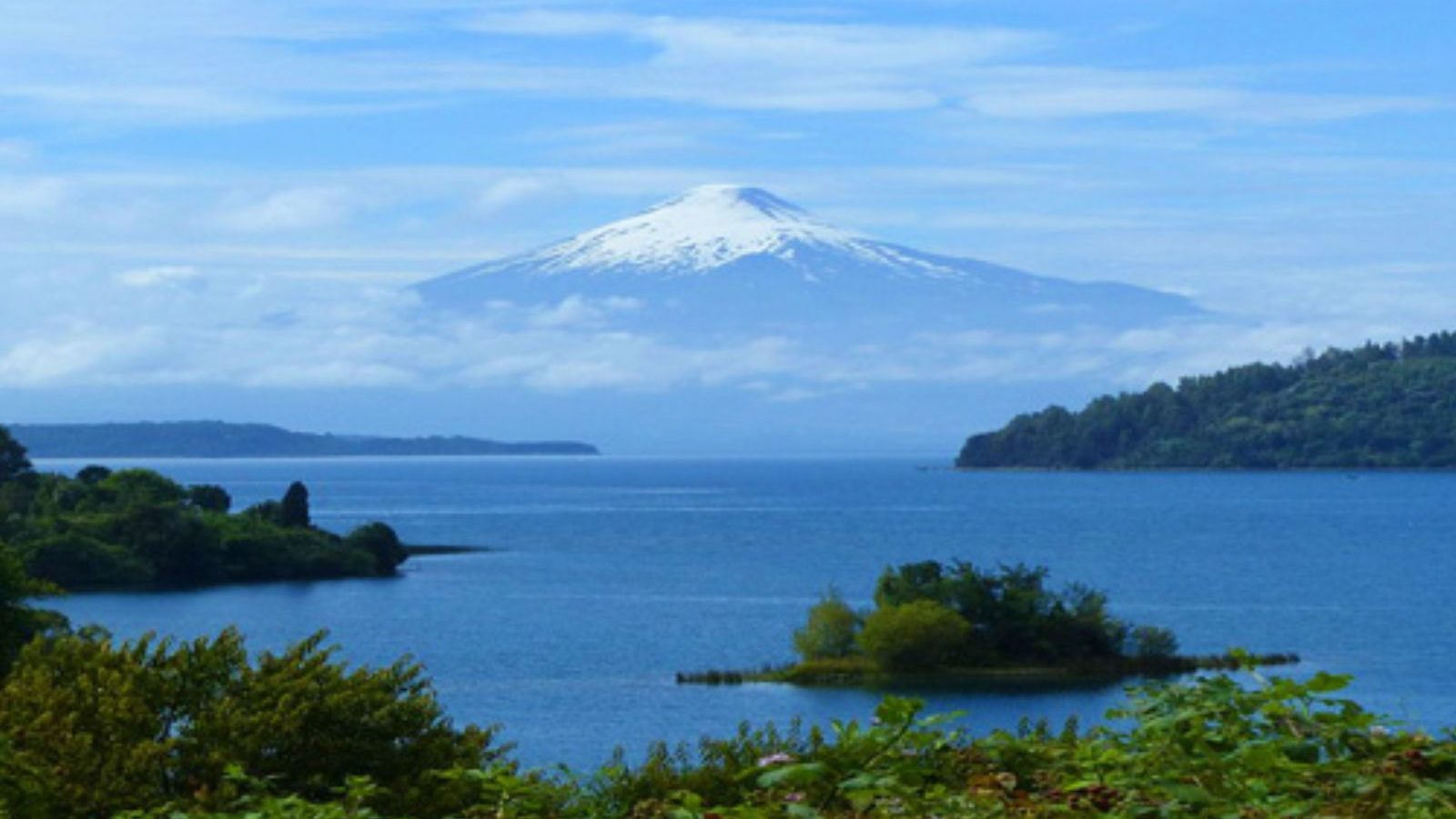 Rondreis Chili, Puyehue, Berg op de achtergrond