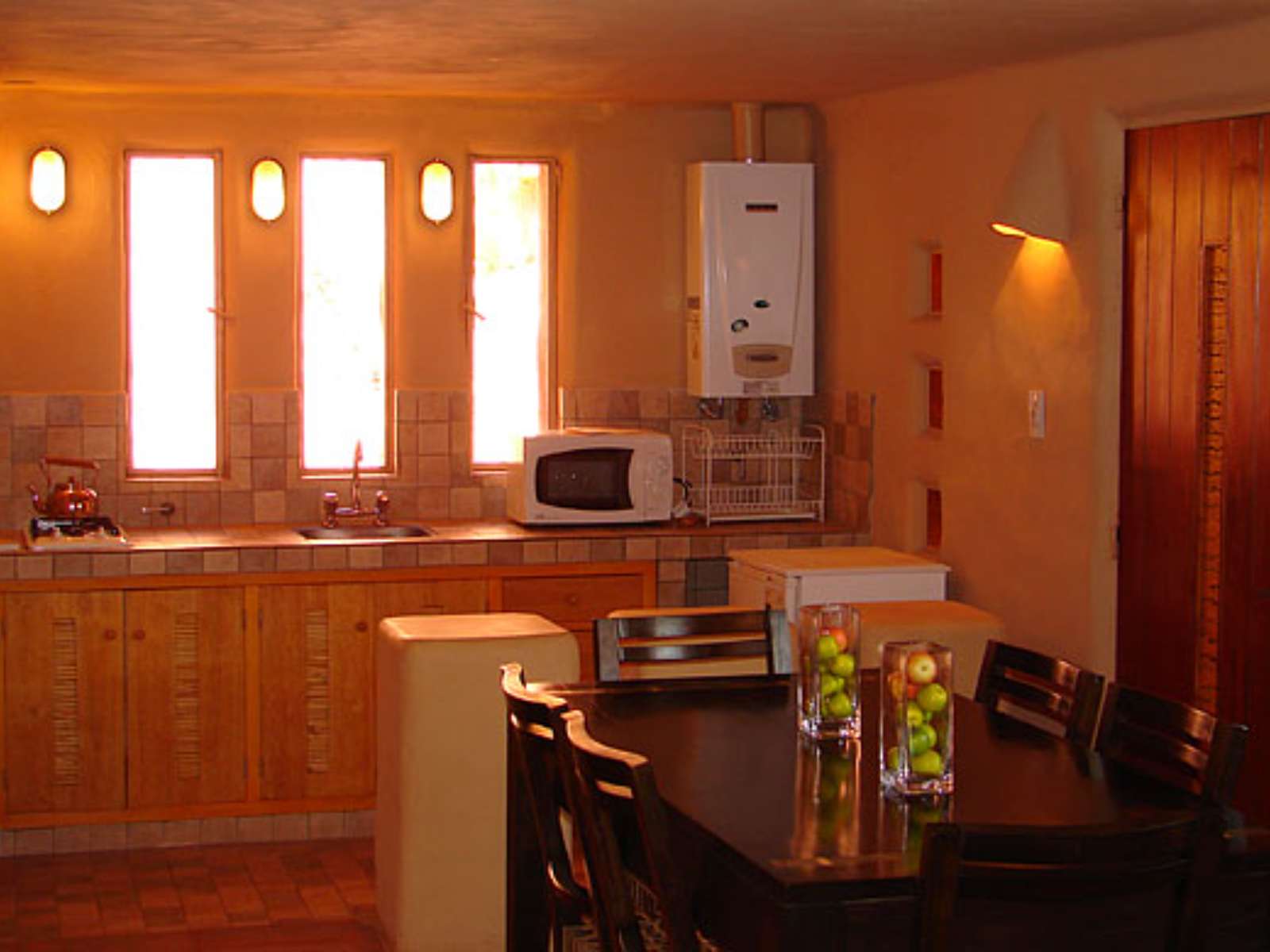 Rondreis Argentinië, Purmamarca, Los Colorados Cabanas, keuken