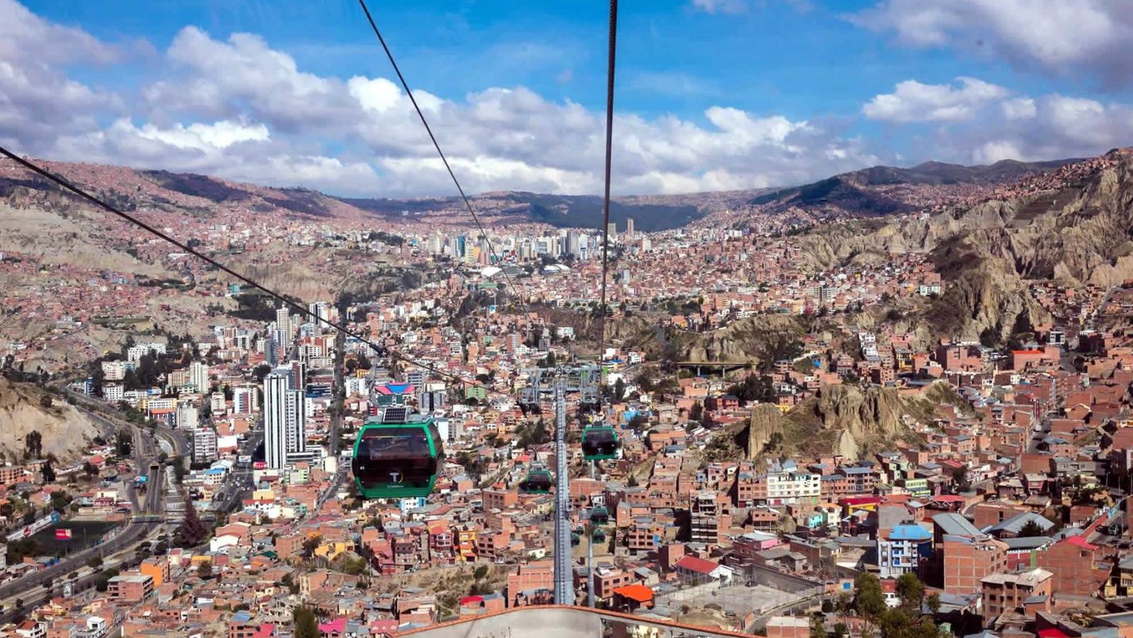 Rondreis Bolivia, La Paz, kabelbaan