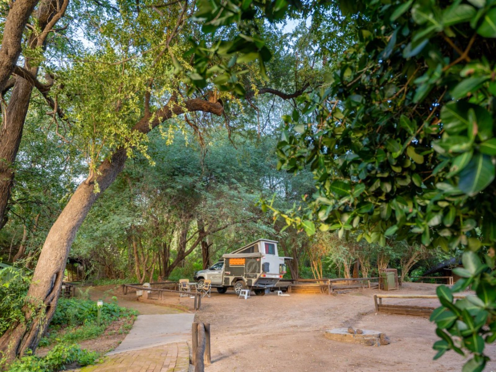 Rondreis Botswana, Chobe NP, Chobe Safari Lodge, kampeerplaats