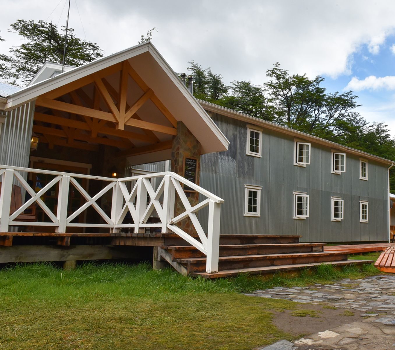 Rondreis Chili, Torres del Paine, Refugio Lodge Grey, lodge