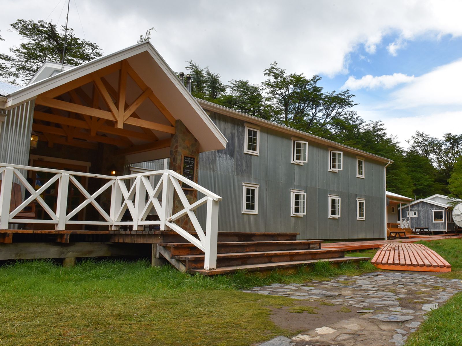 Rondreis Chili, Torres del Paine, Refugio Lodge Grey, lodge