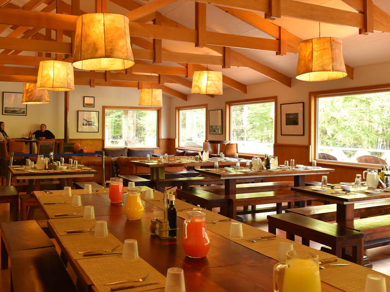 Rondreis Chili, Torres del Paine, Refugio Lodge Grey, restaurant