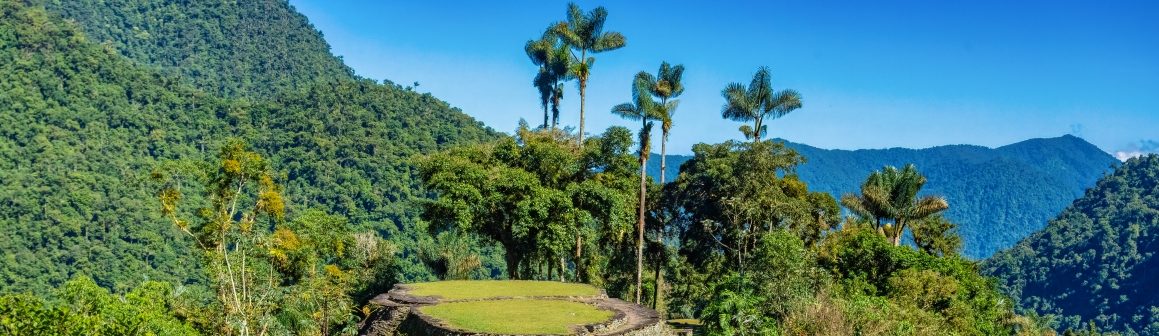 Rondreis Colombia, Ciudad Perdida, uitzicht banner