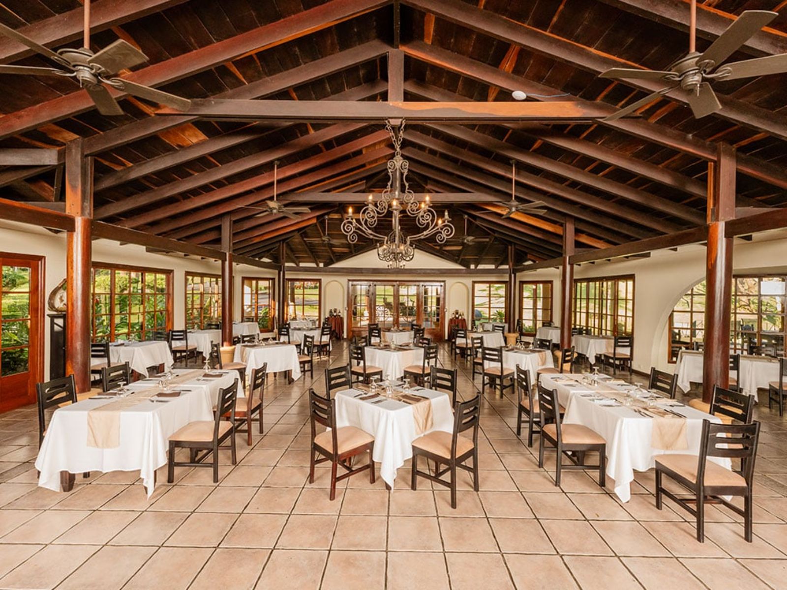 Rondreis Costa Rica, Rincon de la Vieja, Hotel Borinquen, restaurant