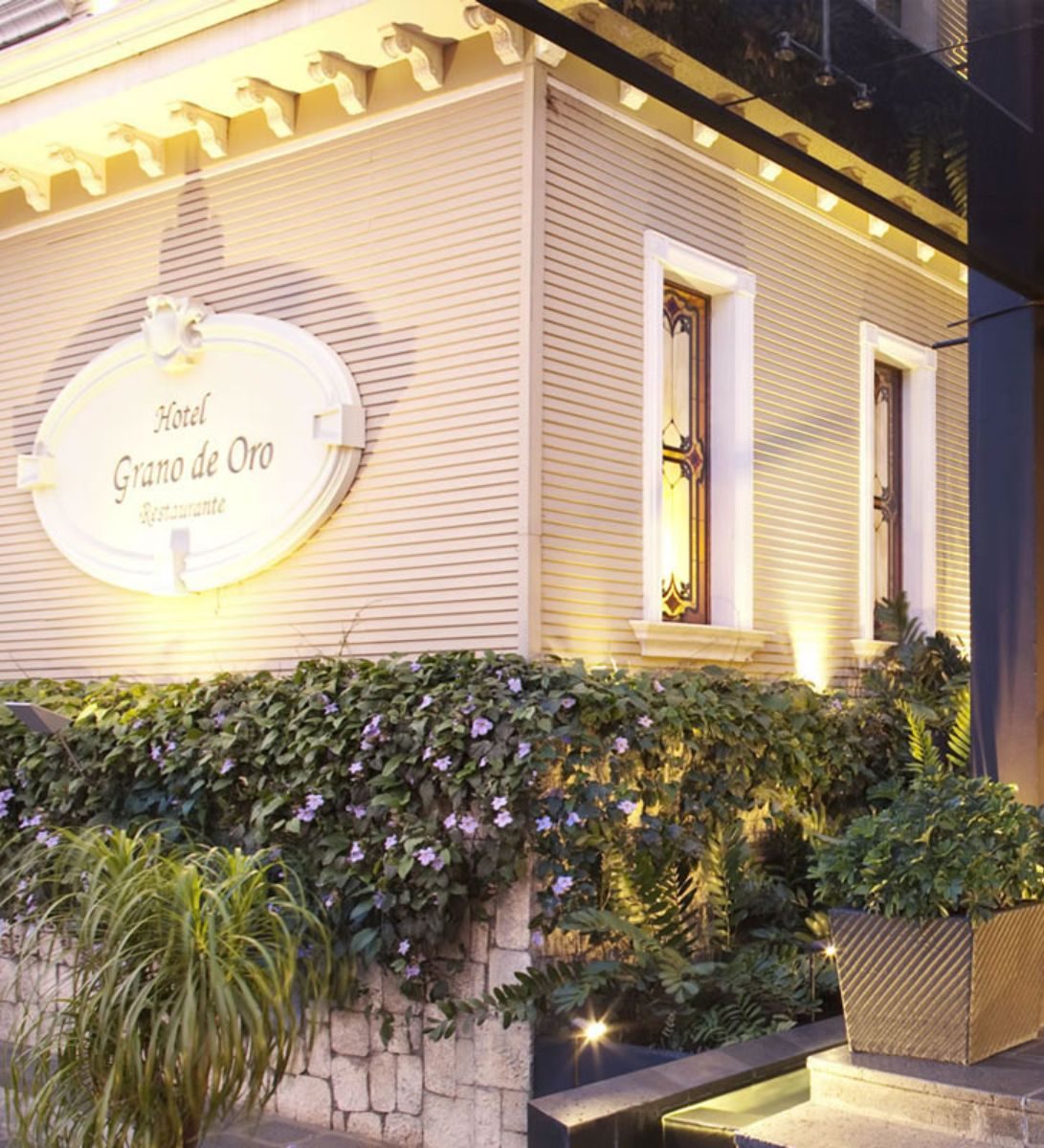 Rondreis Costa Rica, San José, Grano de Oro, buitenaanzicht hotel