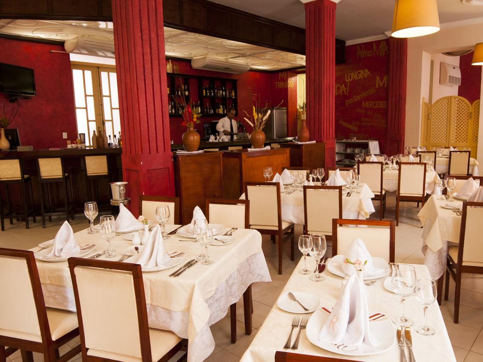 Rondreis Cuba, Trinidad, Hotel La Ronda, restaurant