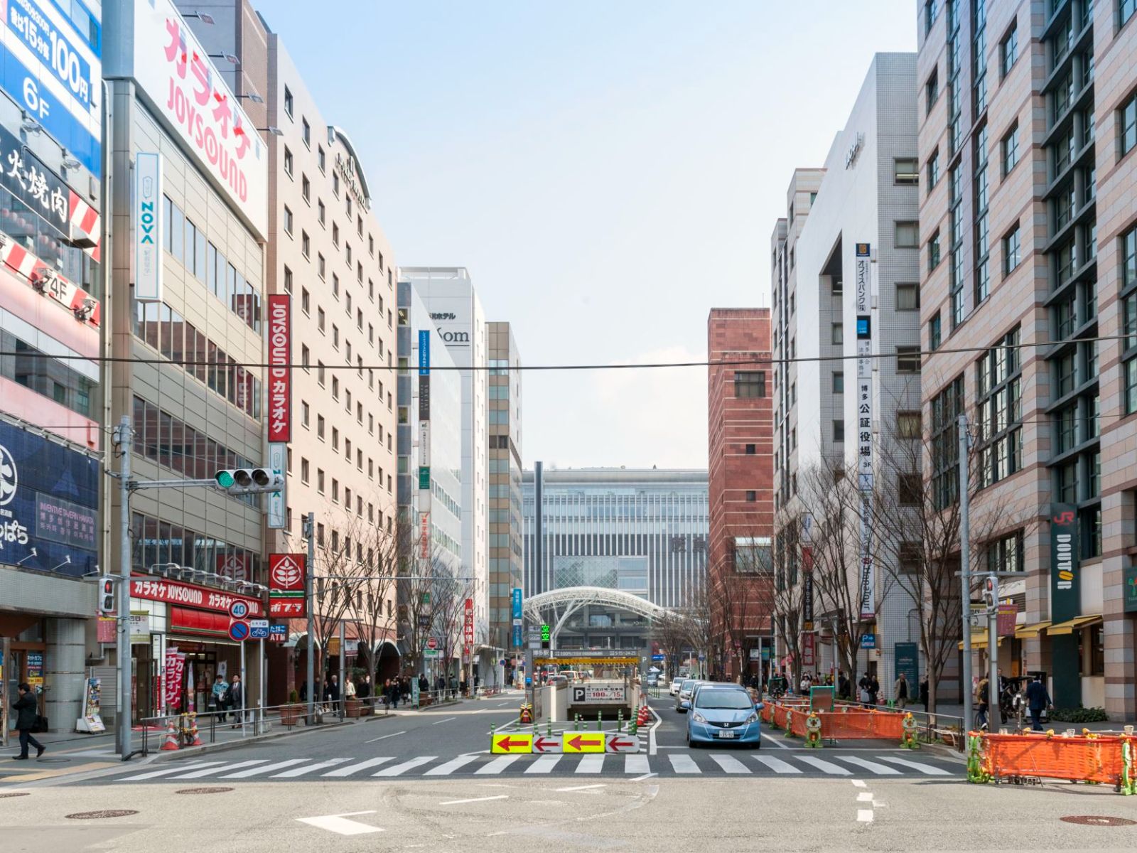 Rondreis Japan, Fukuoka, straat