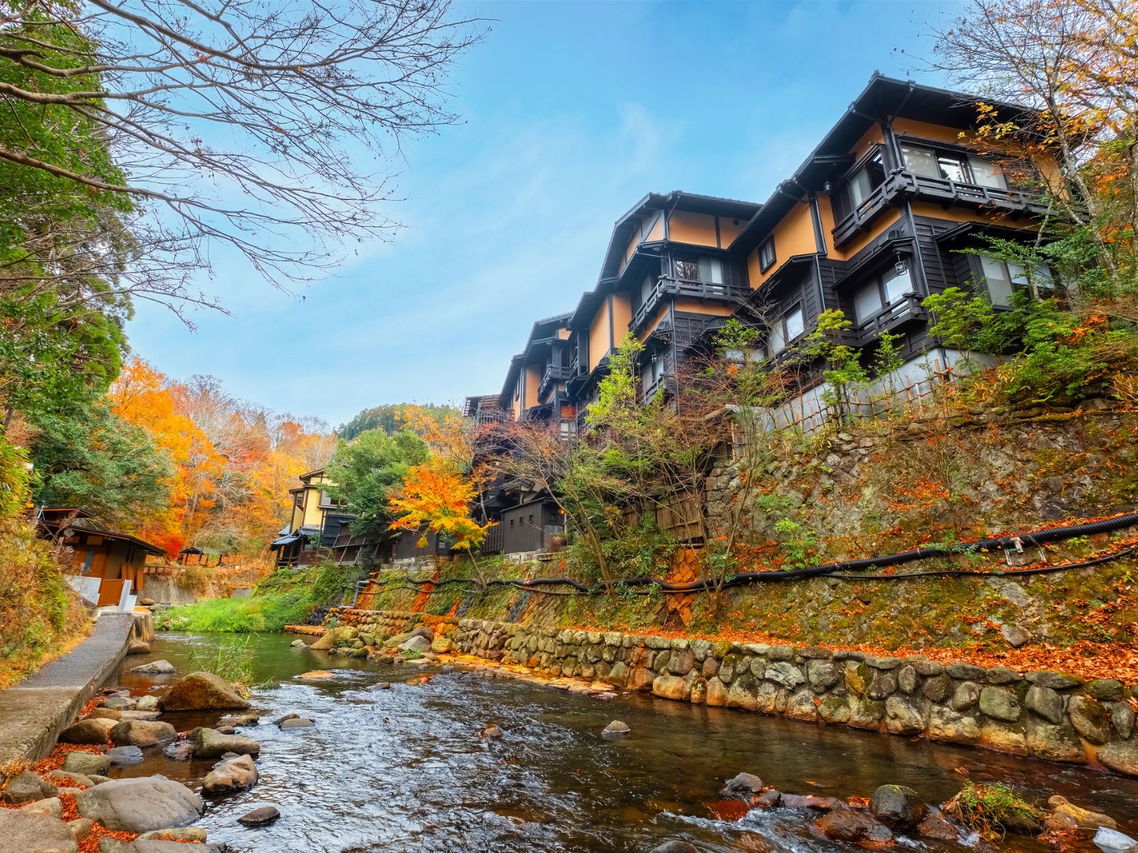 Rondreis Japan, Kurokawa Onsen, herfstkleuren