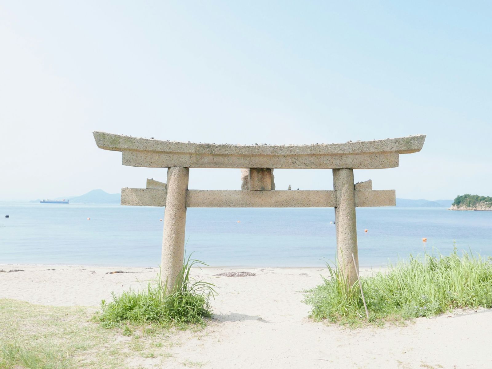 Rondreis Japan, Naoshima, traditionele poort