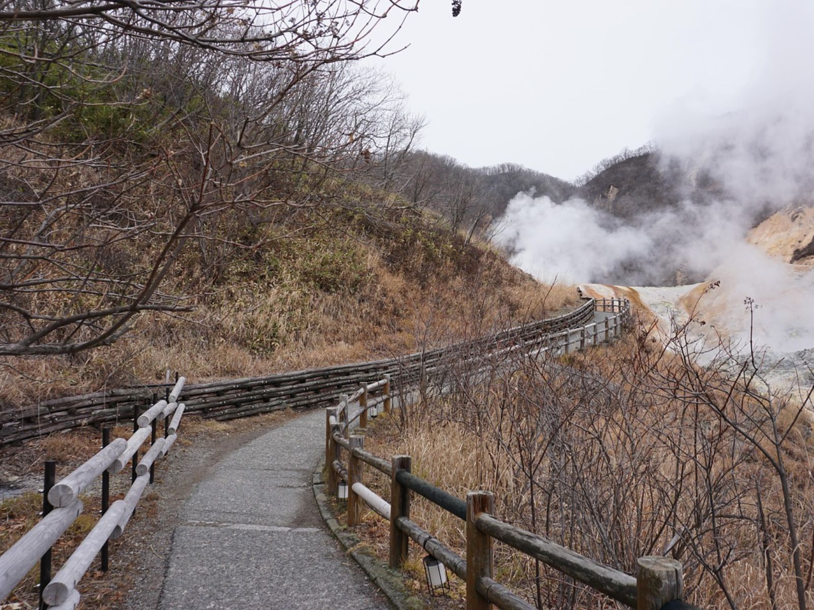 Rondreis Japan, Noboribetsu, pad