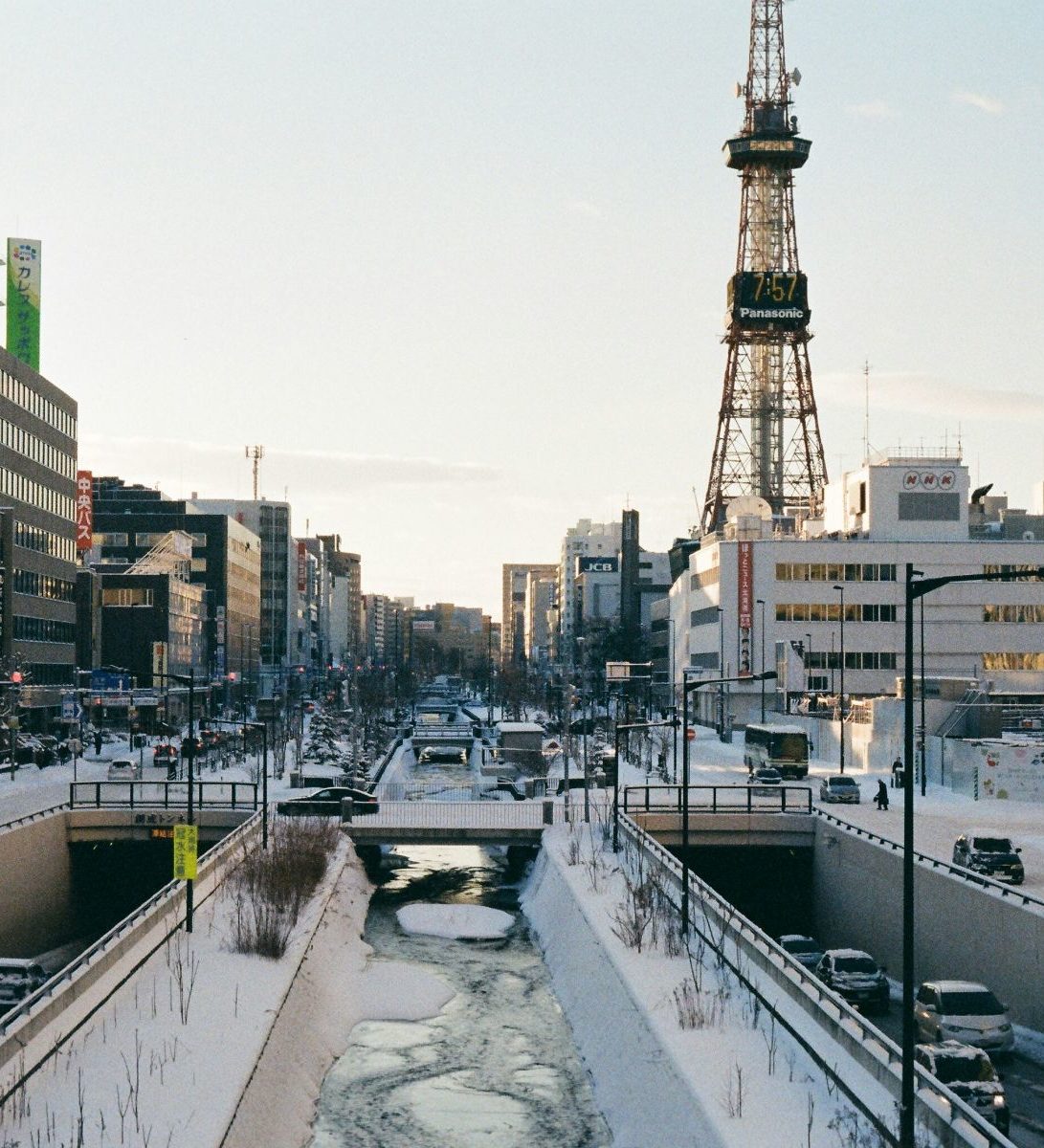 Rondreis Japan, Sapporo, wegen en de Sapporo tv tower