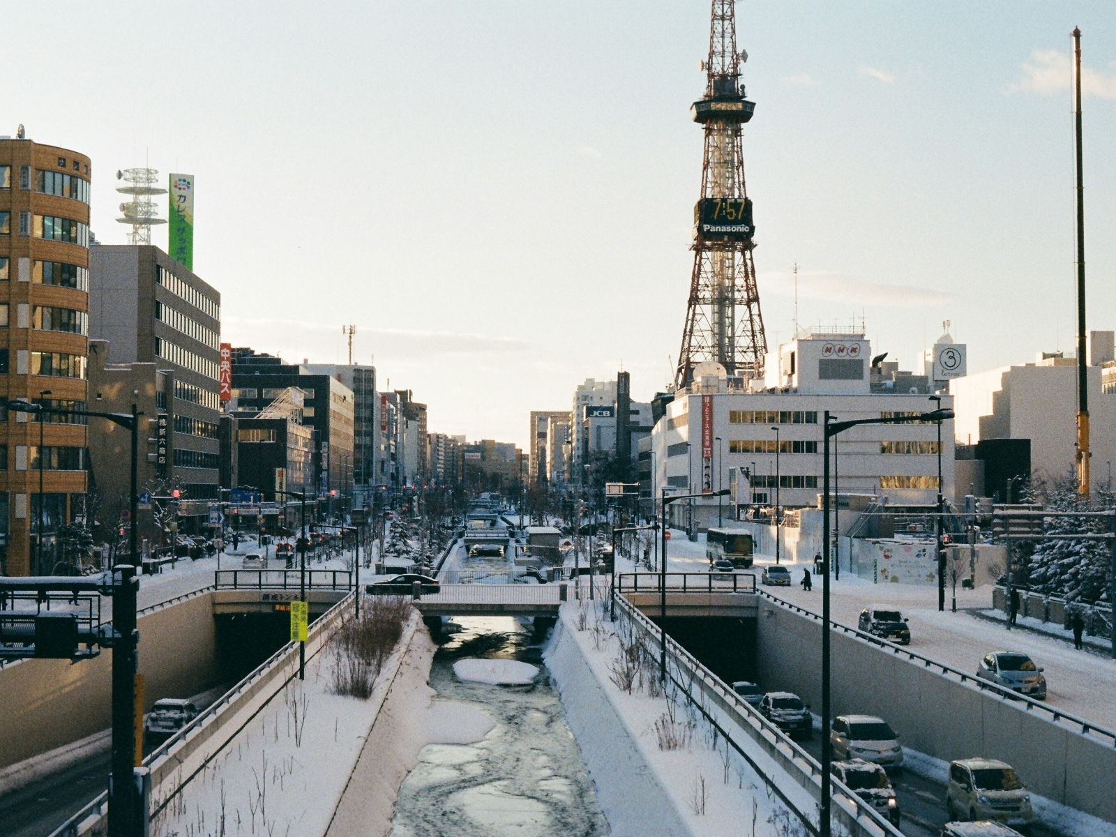 Rondreis Japan, Sapporo, wegen en de Sapporo tv tower