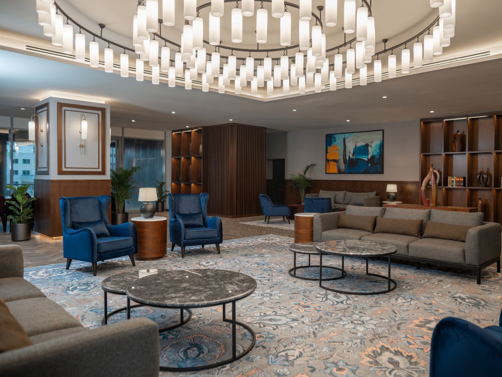 Rondreis Jordanië, Amman, Radisson Blu Amman Hotel, lobby