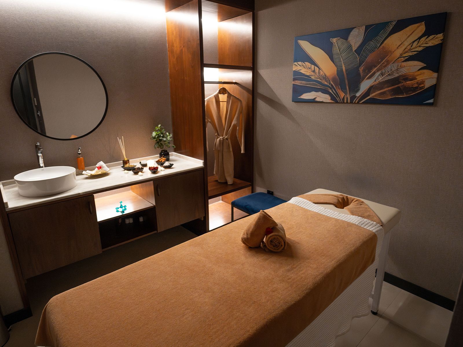 Rondreis Jordanië, Amman, Radisson Blu Amman Hotel, massagetafel