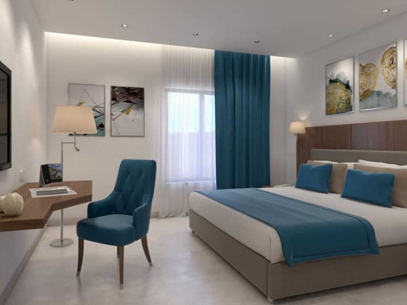 Rondreis Jordanië, Aqaba, My Luxury Hotel - tweepersoonskamer