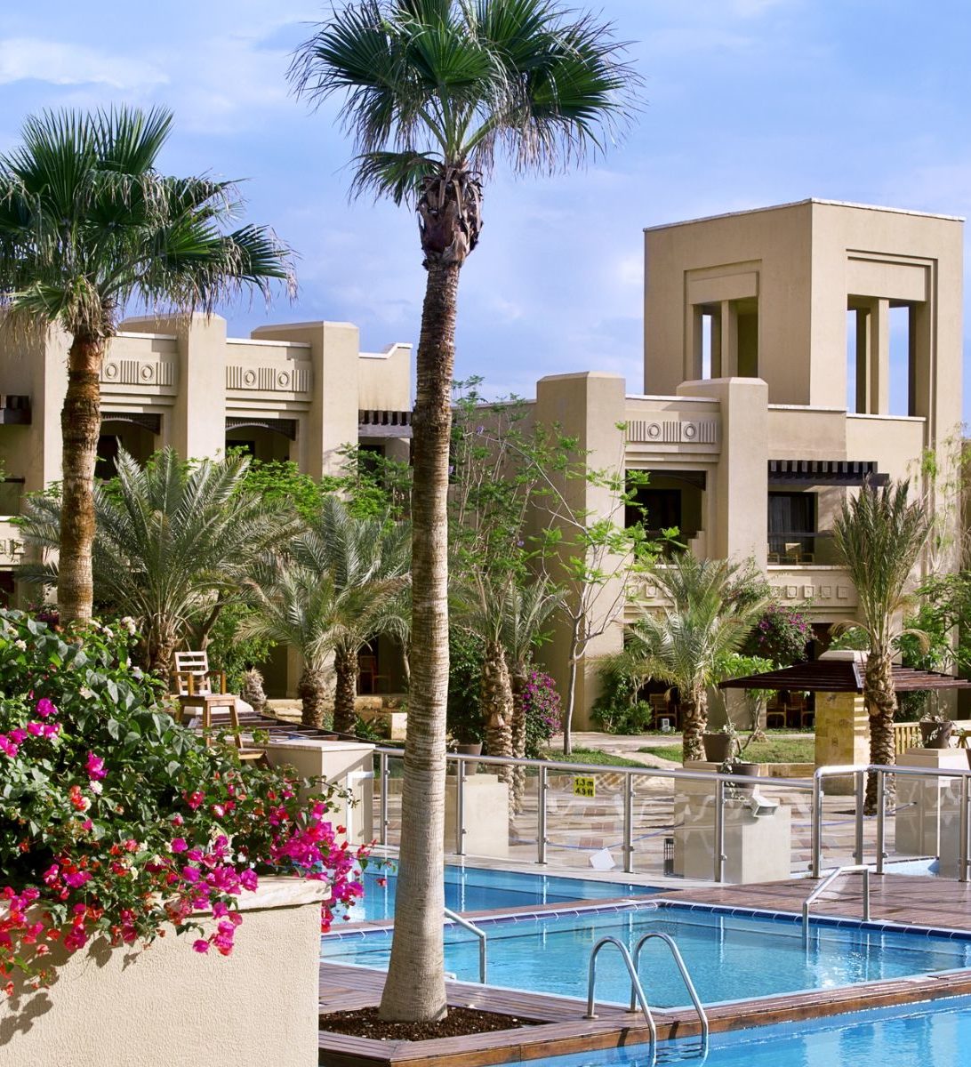 Rondreis Jordanië, Dead Sea, Holiday Inn Resort Dead Sea, buitenaanzicht hotel
