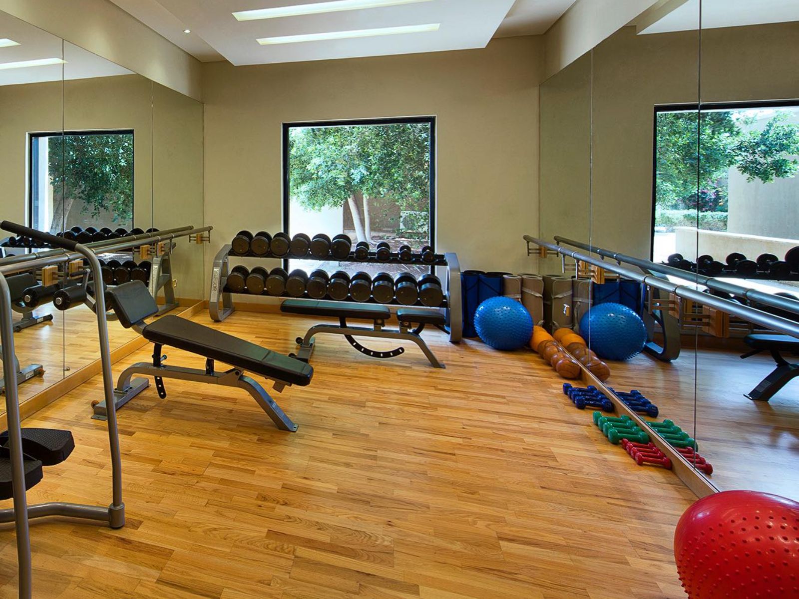 Rondreis Jordanië, Dead Sea, Holiday Inn Resort Dead Sea, fitnessruimte