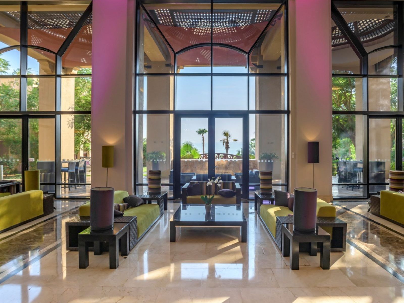 Rondreis Jordanië, Dead Sea, Holiday Inn Resort Dead Sea, lobby