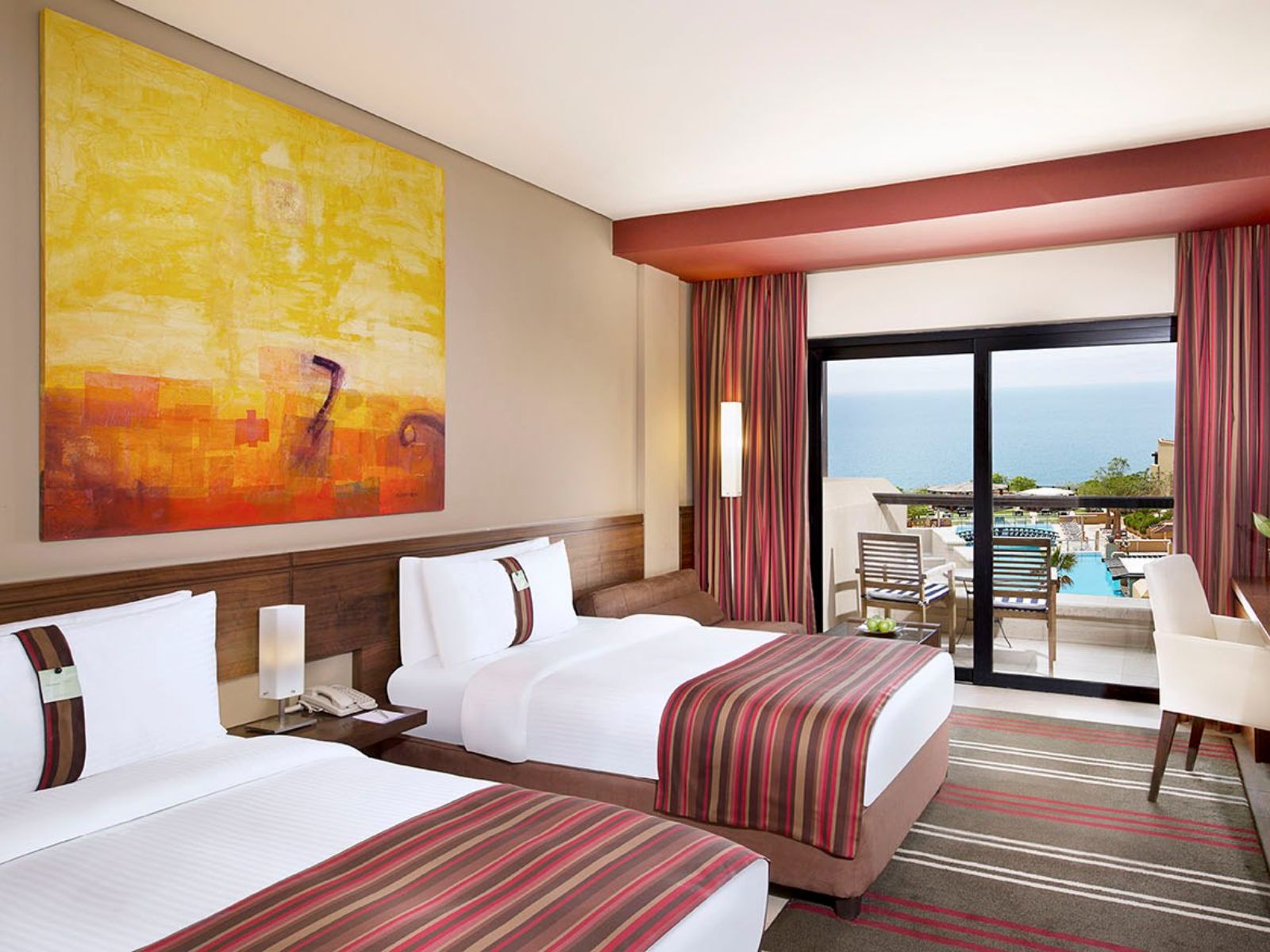Rondreis Jordanië, Dead Sea, Holiday Inn Resort Dead Sea, twin room
