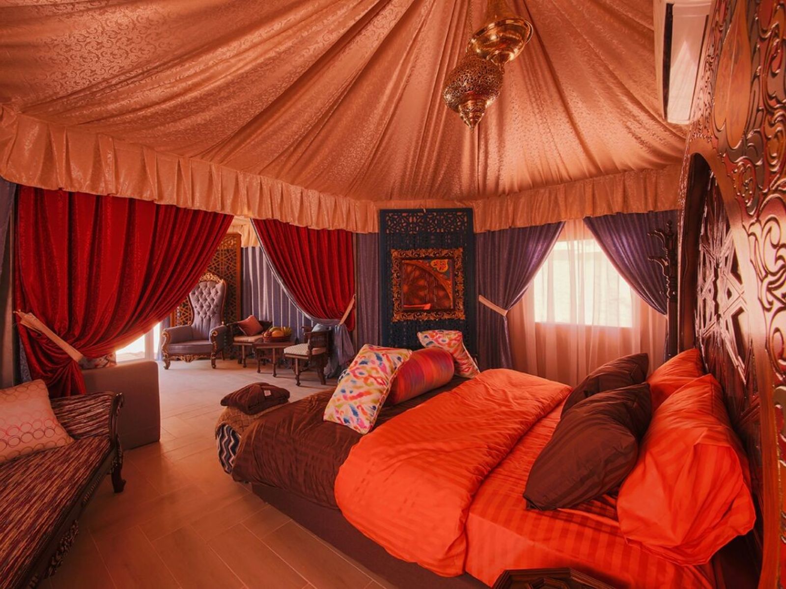 Rondreis Jordanië, Wadi Rum, Memories Aicha Camp, kamer