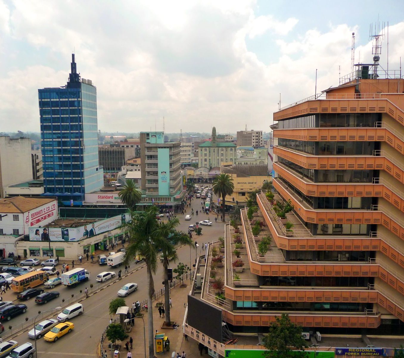 Rondreis Kenia, Nairobi Skyline overdag