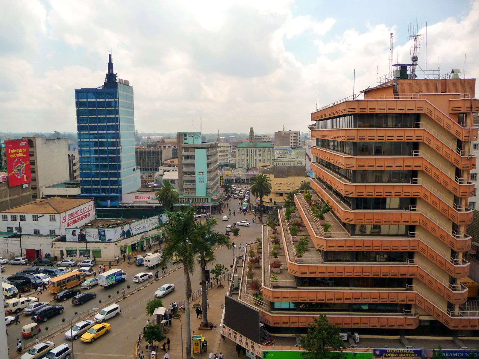 Rondreis Kenia, Nairobi Skyline overdag