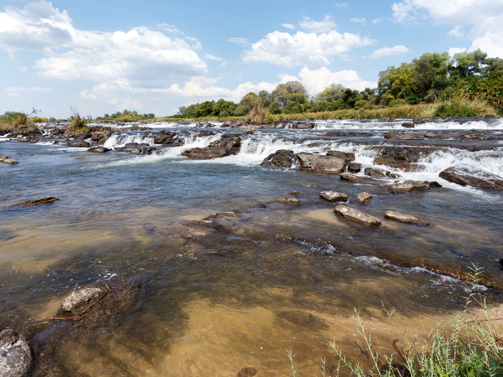 Rondreis Namibië, Divundu en Popa Falls, Popa Falls, watervallen