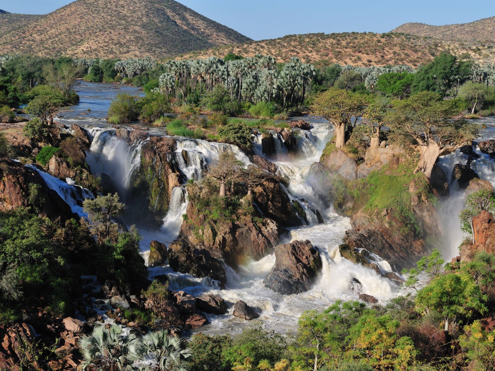 Rondreis Namibië, Epupa Falls, waterval
