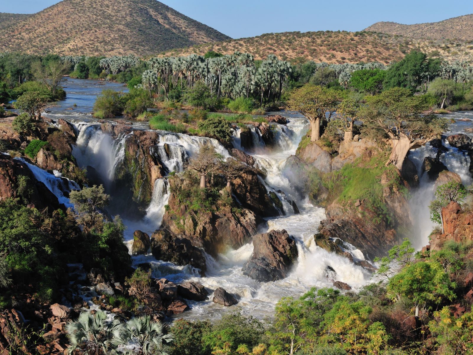 Rondreis Namibië, Epupa Falls, waterval