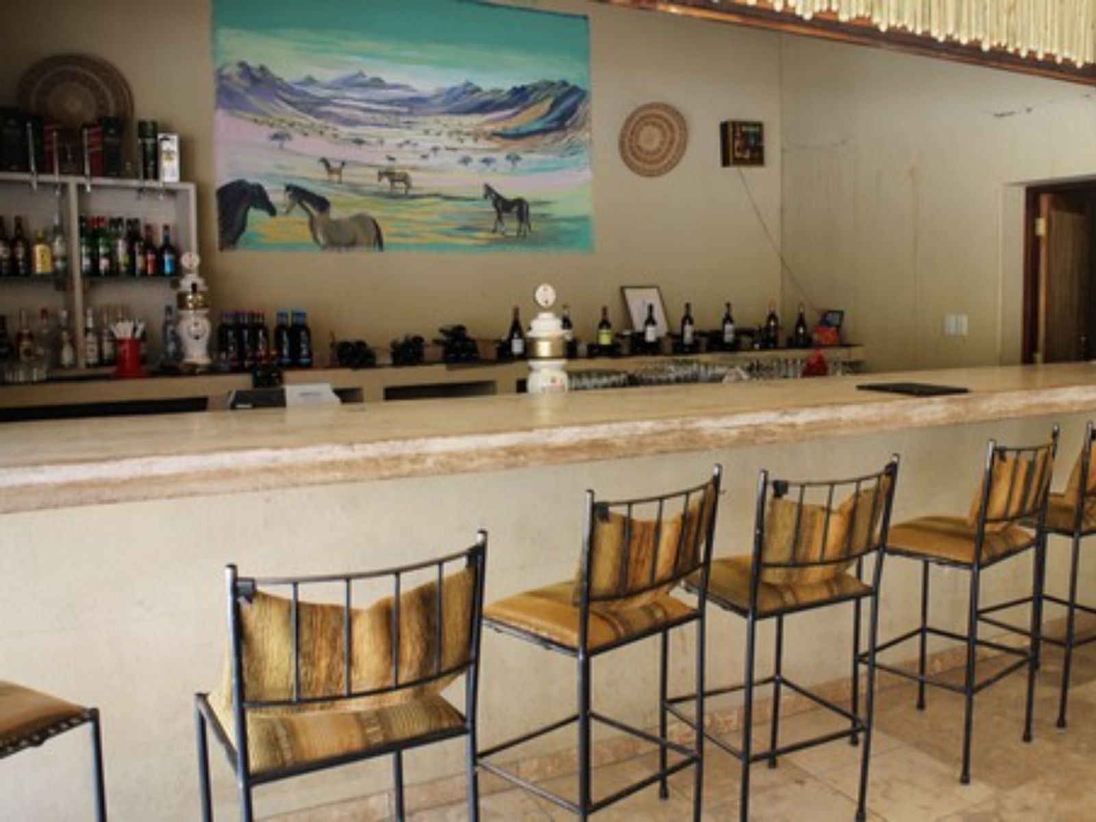 Rondreis Namibië, Fish River Canyon, Ais Ais Resort, bar