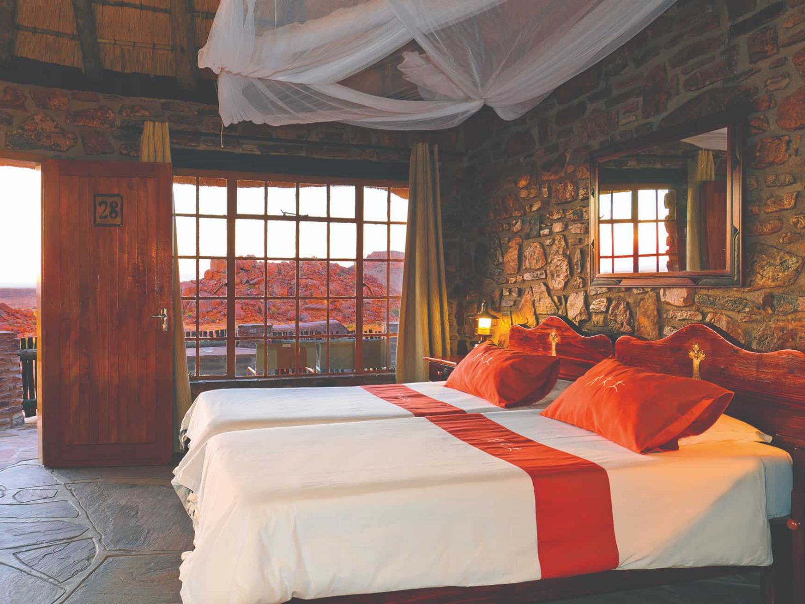 Rondreis Namibië, Fish River Canyon, Canyon Lodge, tweepersoonskamer