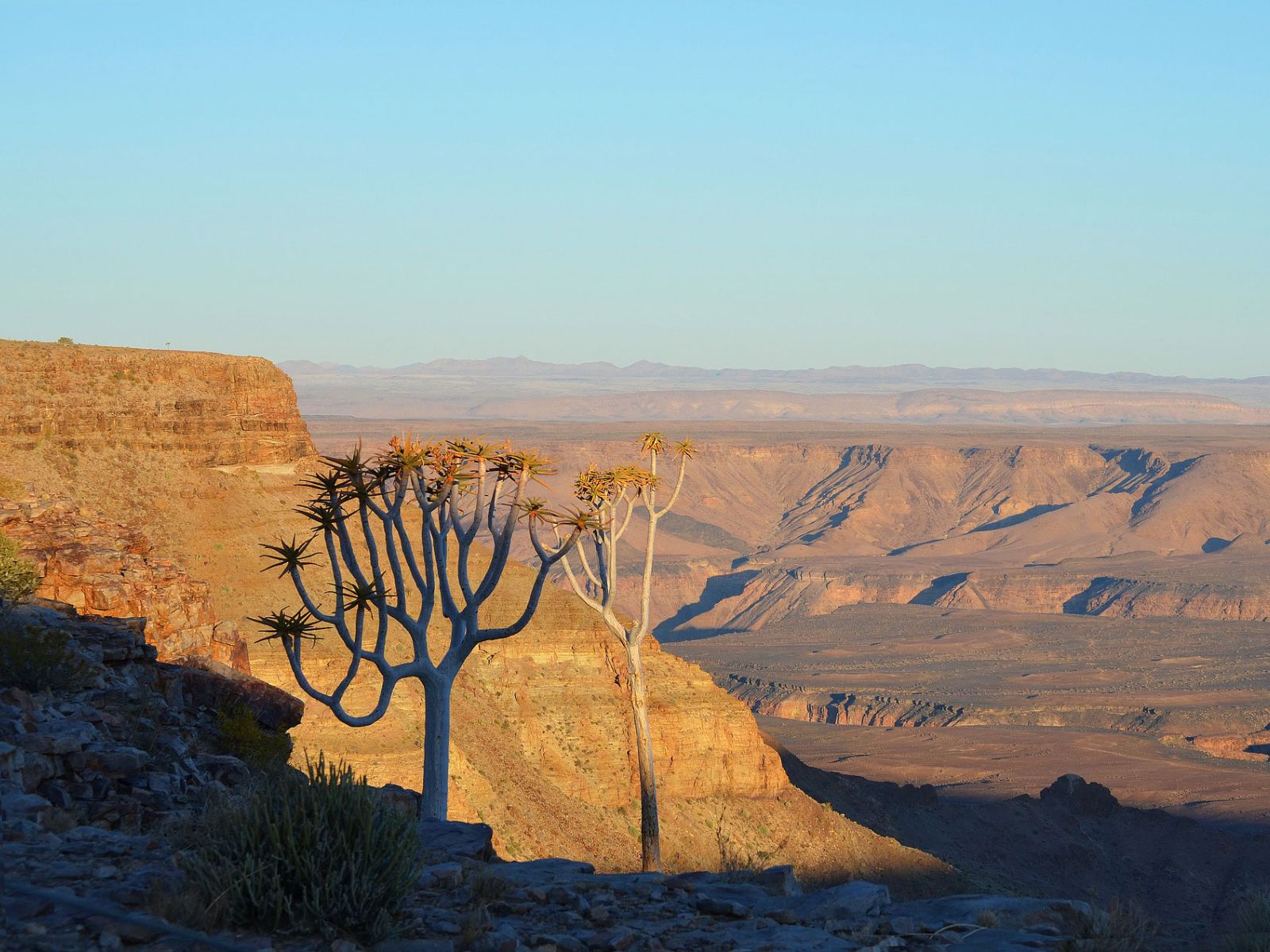 Rondreis Namibië, Fish River Canyon, uitzicht overdag