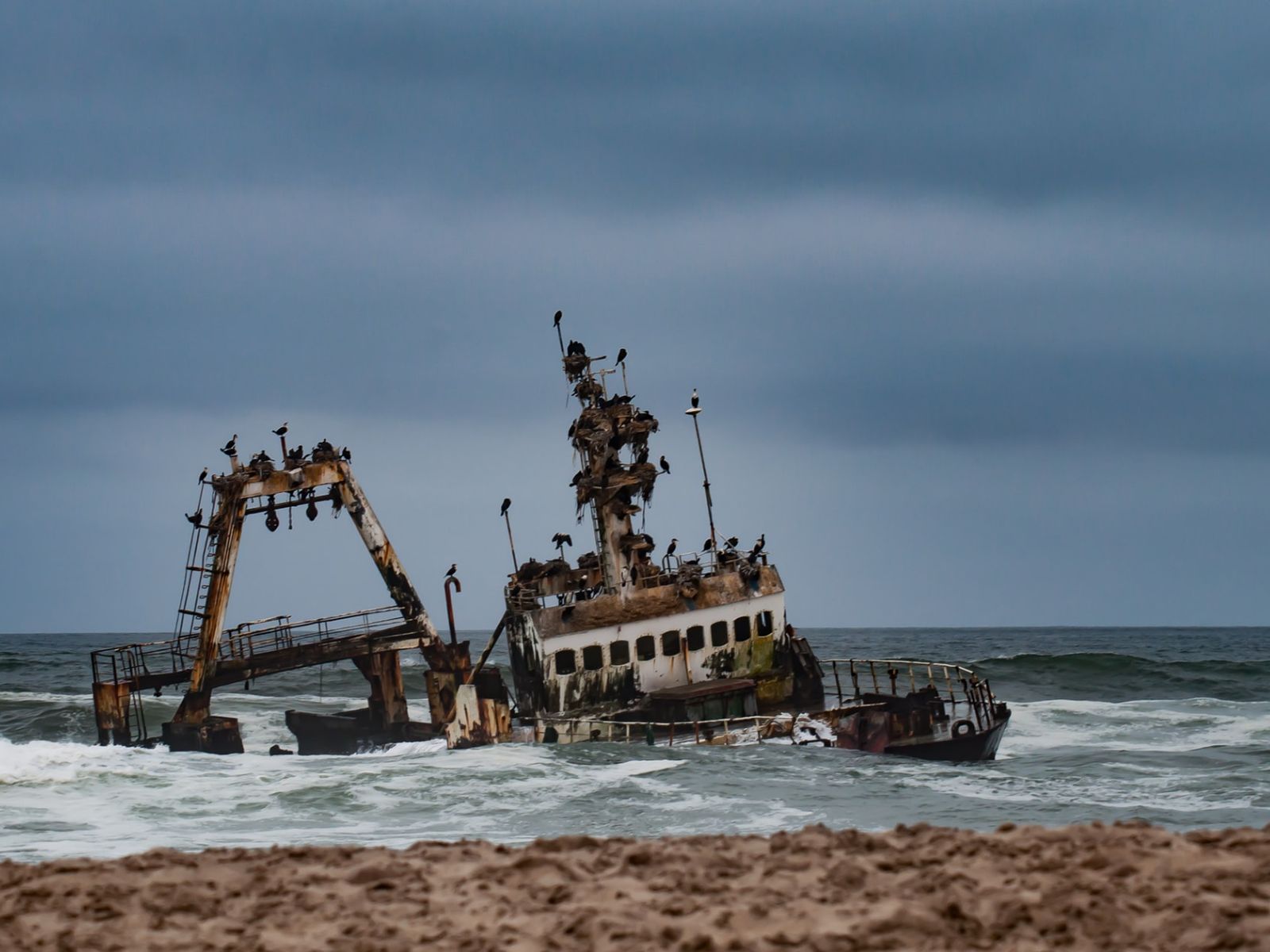 Rondreis Namibië, Skeleton Coast, scheepswrak