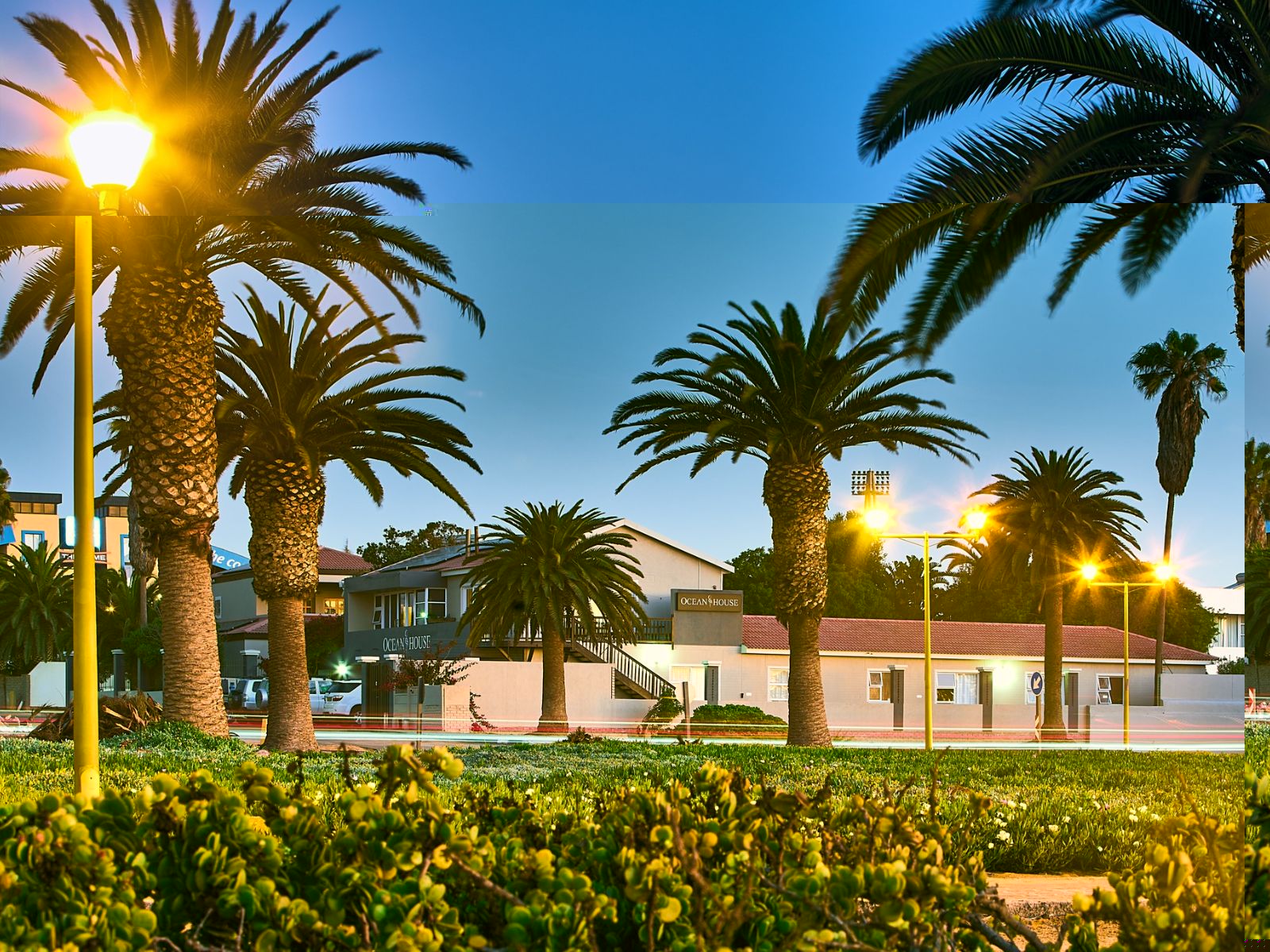 Rondreis Namibië, Swakopmund, Ocean House, buitenaanzicht