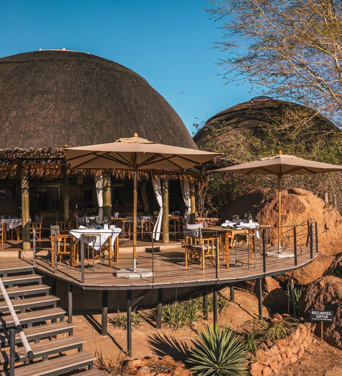 Rondreis Namibië, Twyfelfontein, Camp Kipwe, restaurant