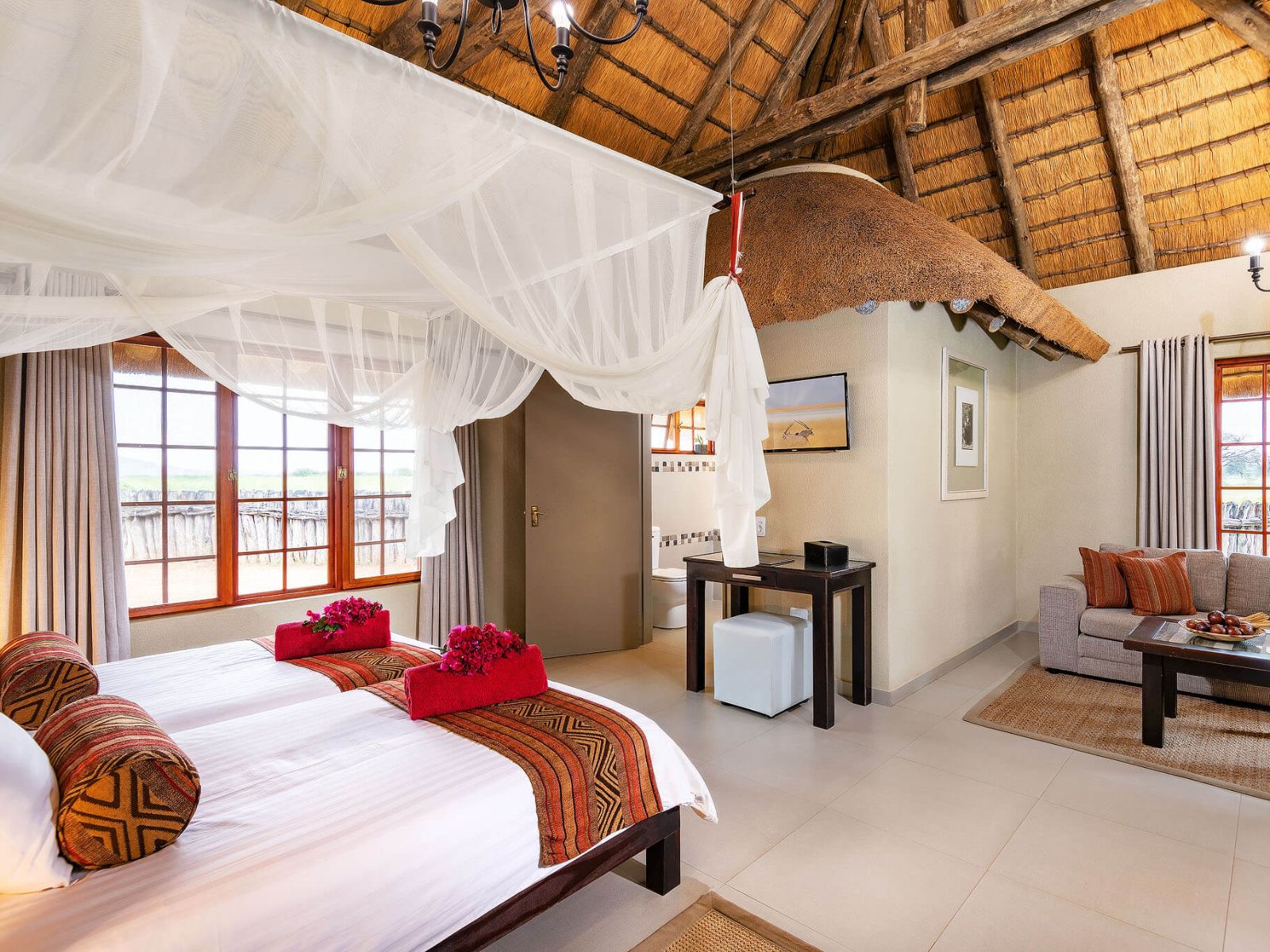 Rondreis Namibië, Waterberg Plateau, Frans Indongo Lodge, tweepersoonskamer