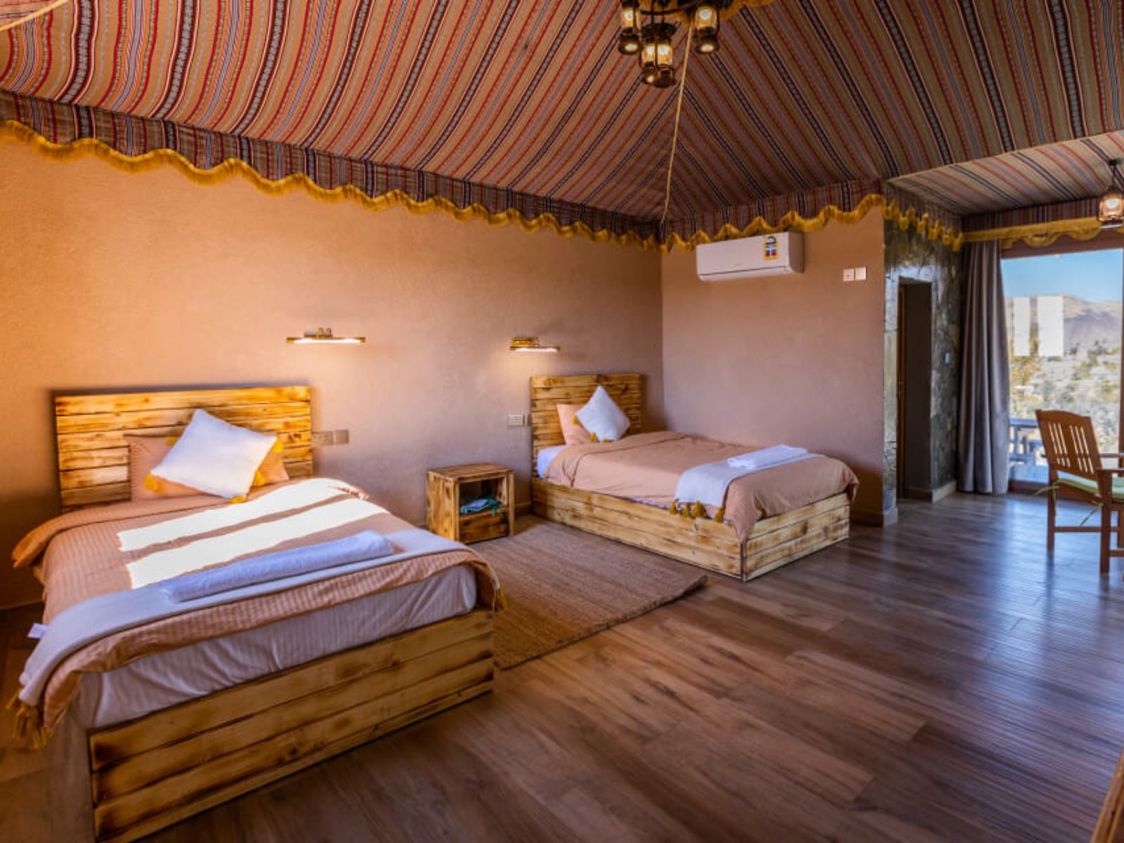Rondreis Oman, Jebel Shams, Jebel Shams Resort, twin room