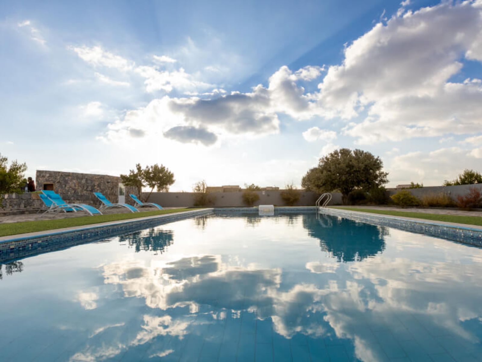 Rondreis Oman, Jebel Shams, Jebel Shams Resort, zwembad