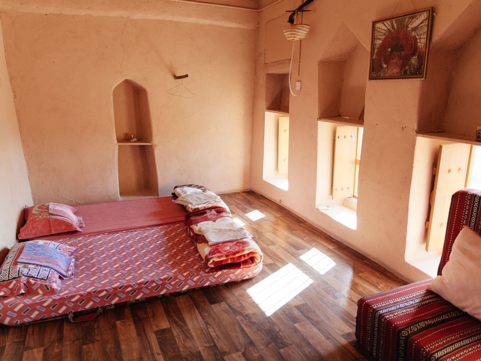 Rondreis Oman, Misfah Al Abreyeen, Misfah Old House, tweepersoonskamer