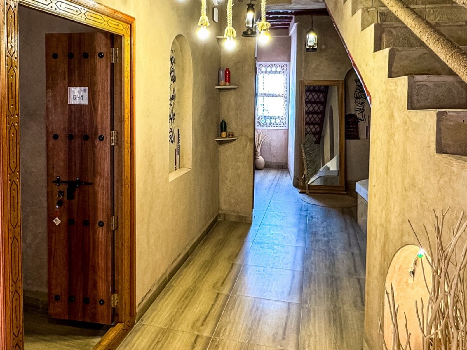 Rondreis Oman, Nizwa, Nizwa Heritage Inn, hotelhal