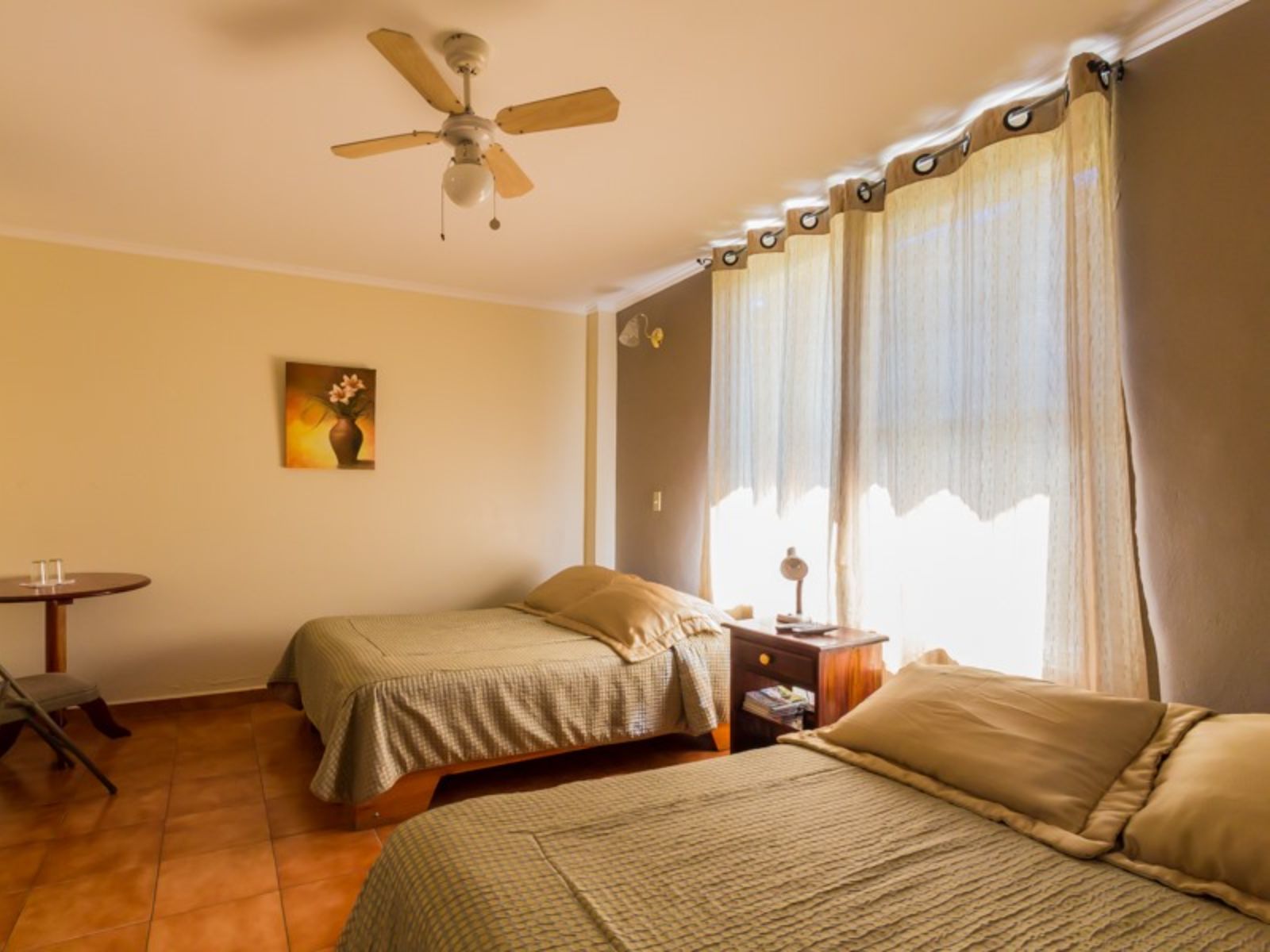 Rondreis Panama, Boquete, El Oasis Hotel, slaapkamer