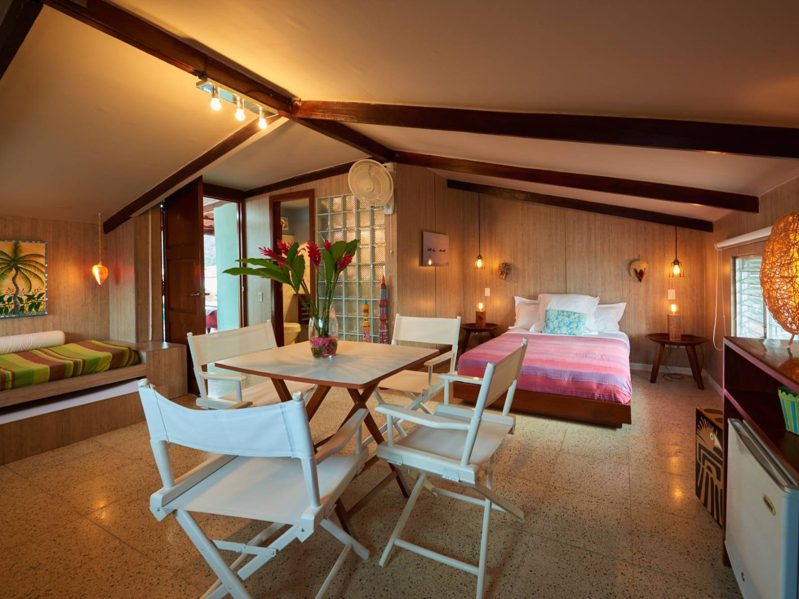 Rondreis Panama, Portobelo, Casa Congo, slaapkamer