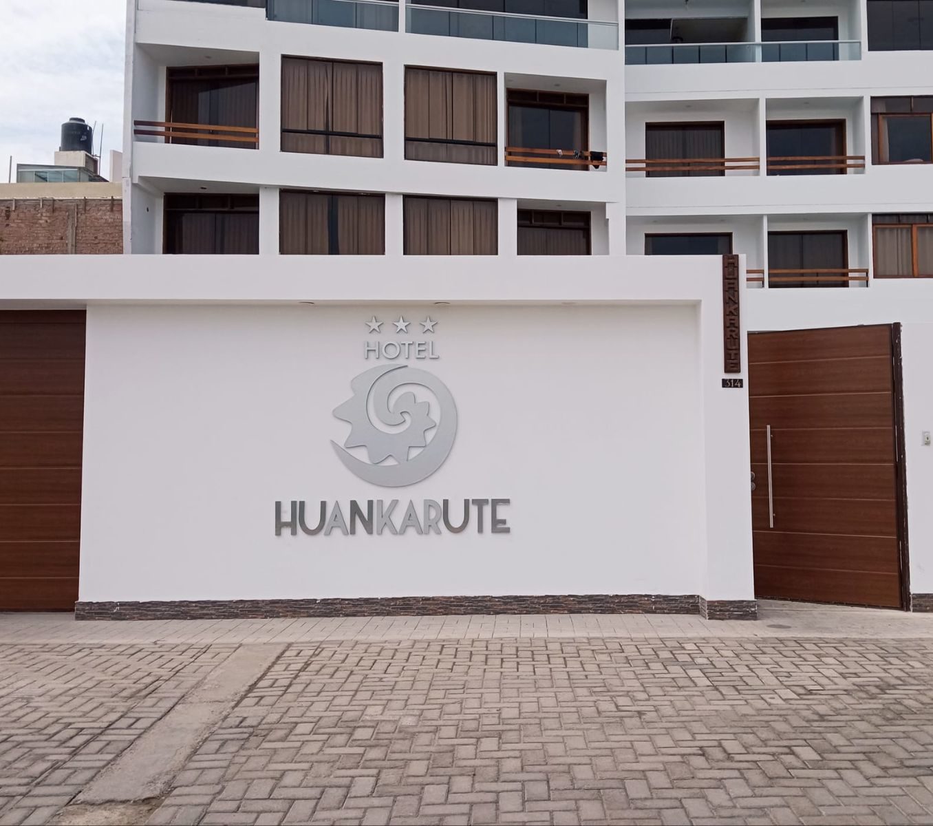 Rondreis Peru, Huanchaco, Huankarute hotel, buitenaanzicht