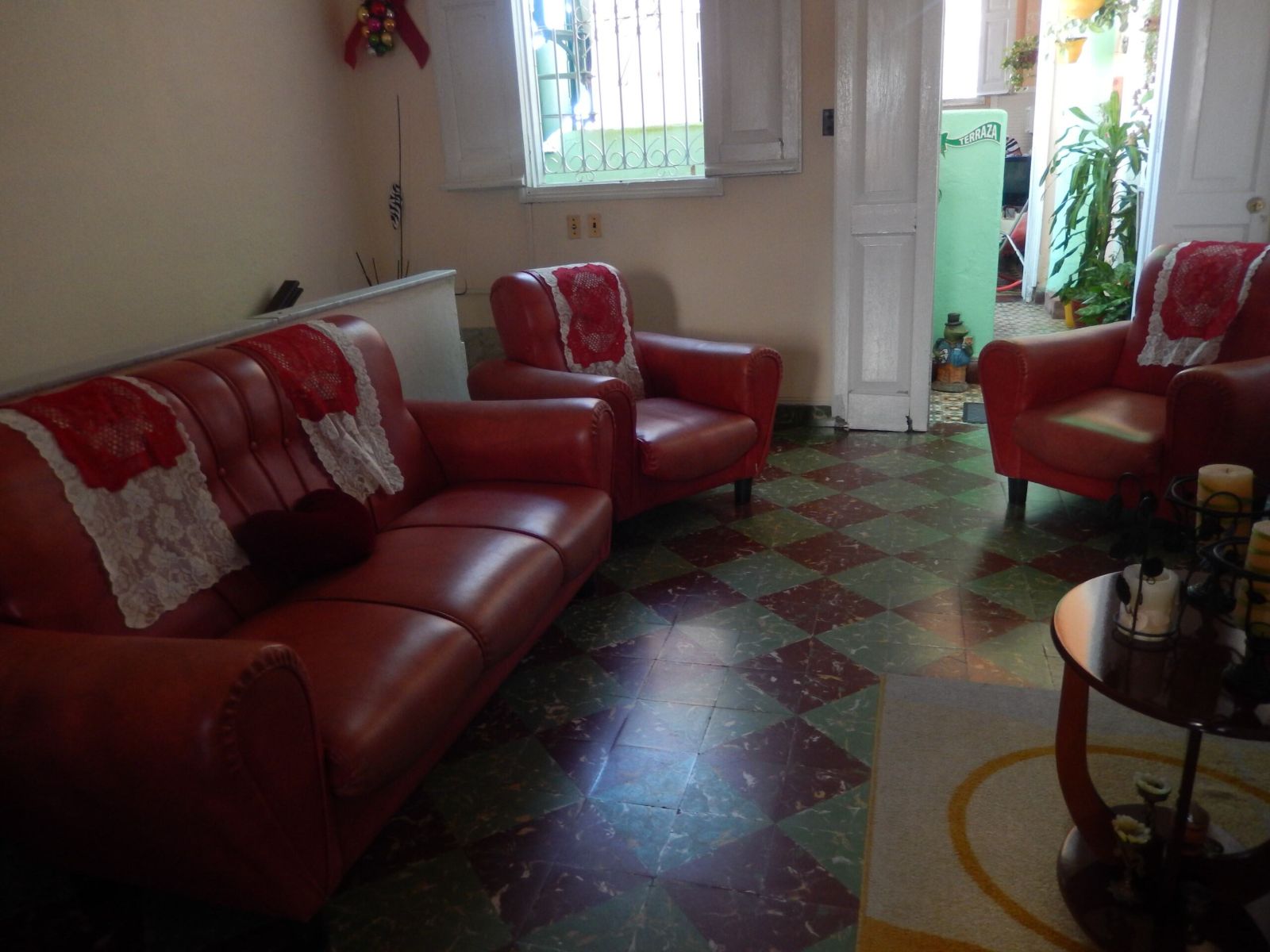 Rondreis Cuba, Casas Particulares, woonkamer