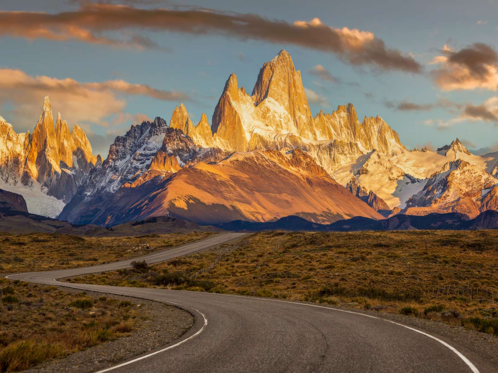 rondreis argentinie, el chalten, weg