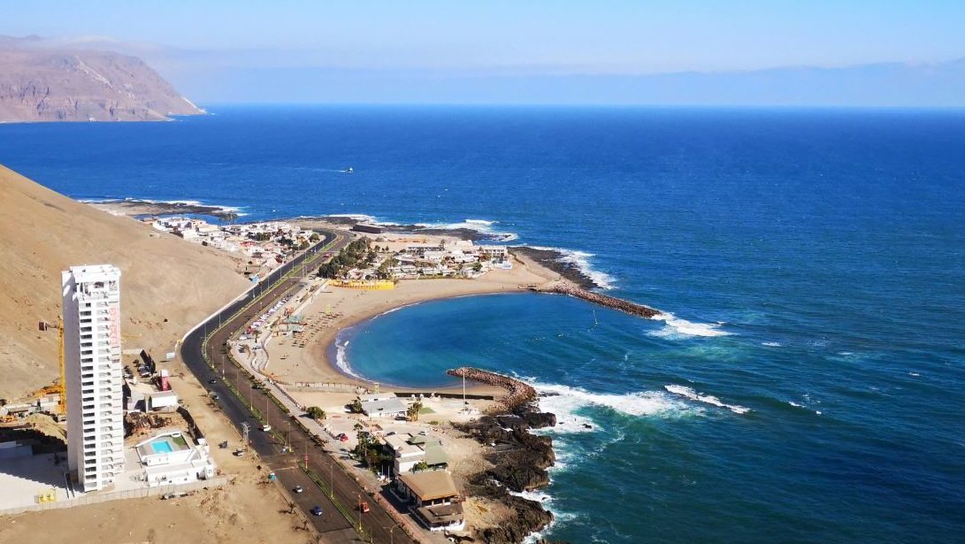 Rondreis Chili, Arica, uitzicht op de oceaan