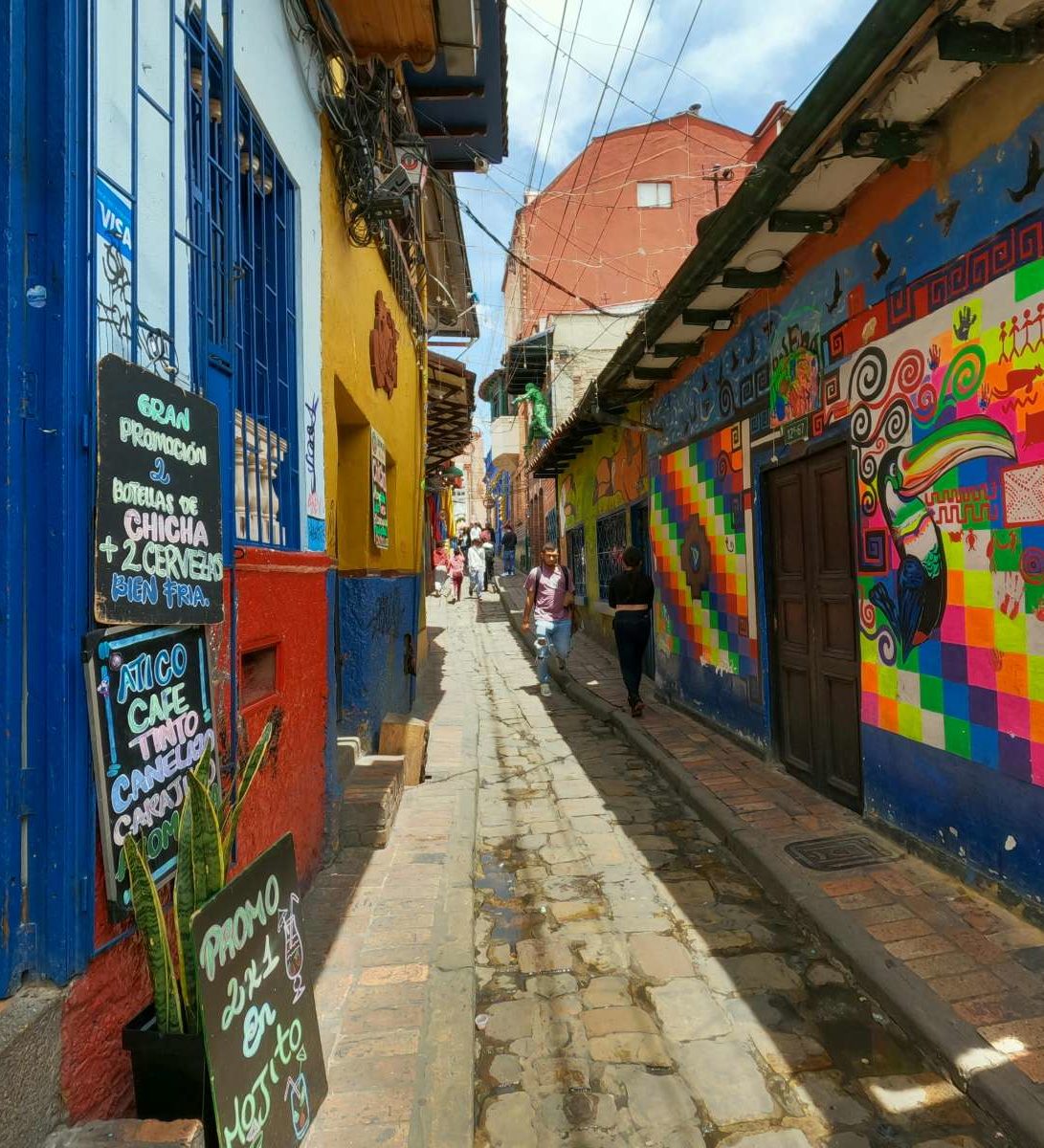 rondreis colombia bogota hoogtepunt straatfoto