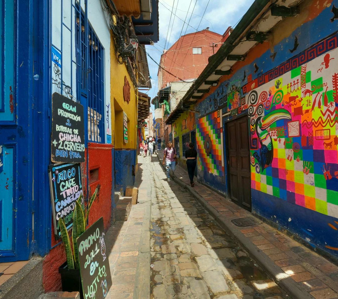 rondreis colombia bogota hoogtepunt straatfoto